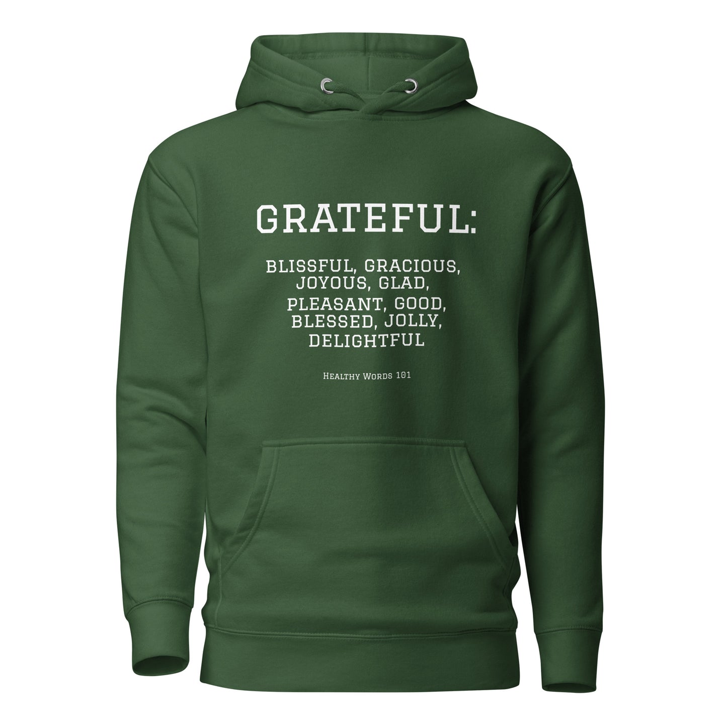 Healthy Words® "grateful" Hoodie