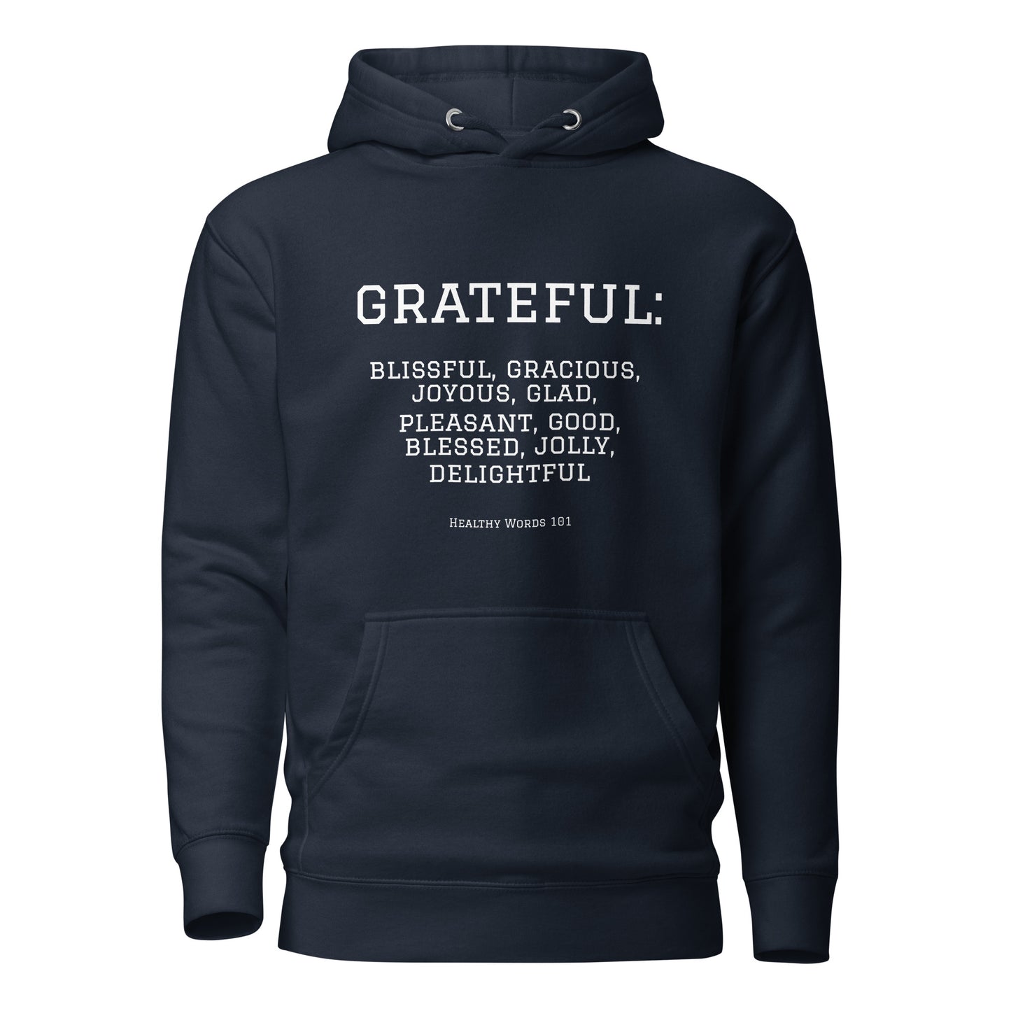 Healthy Words® "grateful" Hoodie