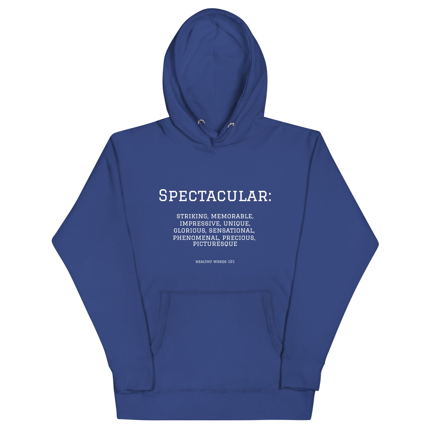 Healthy Words® "spectacular" Hoodie