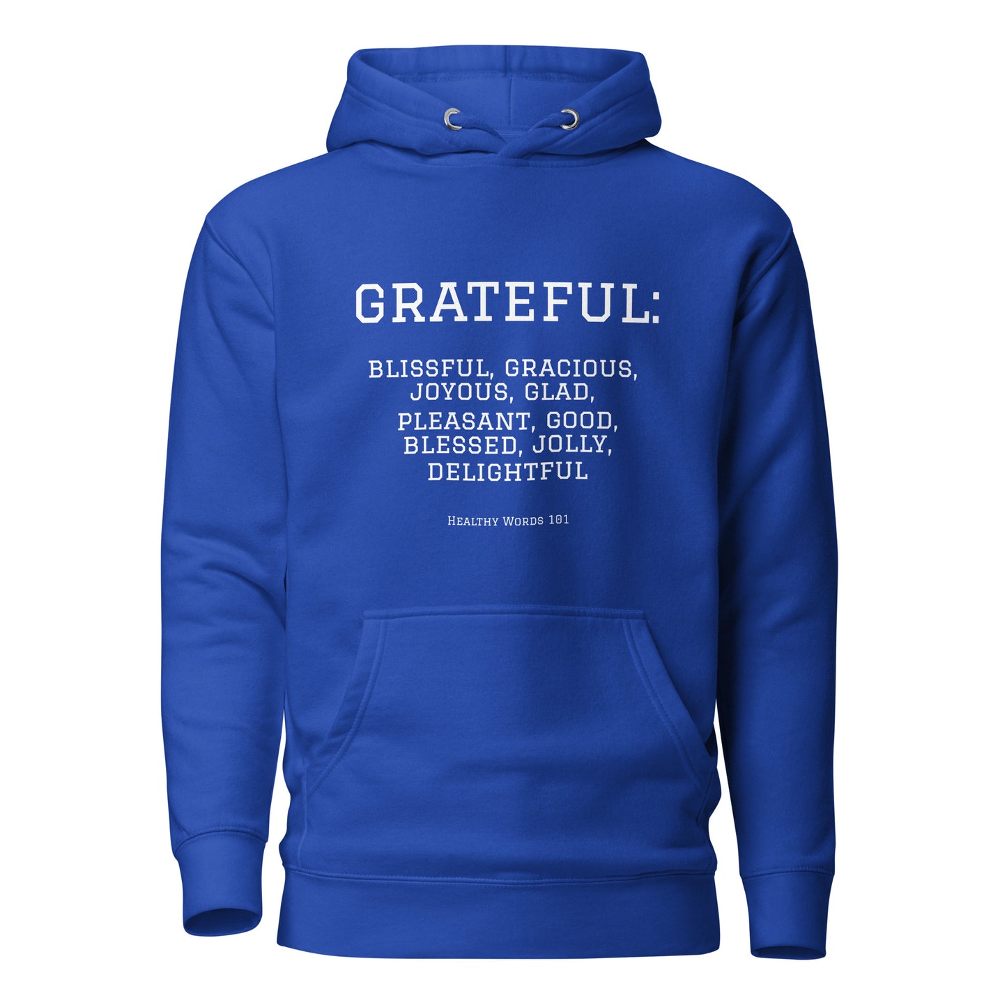 Healthy Words® "grateful" Hoodie