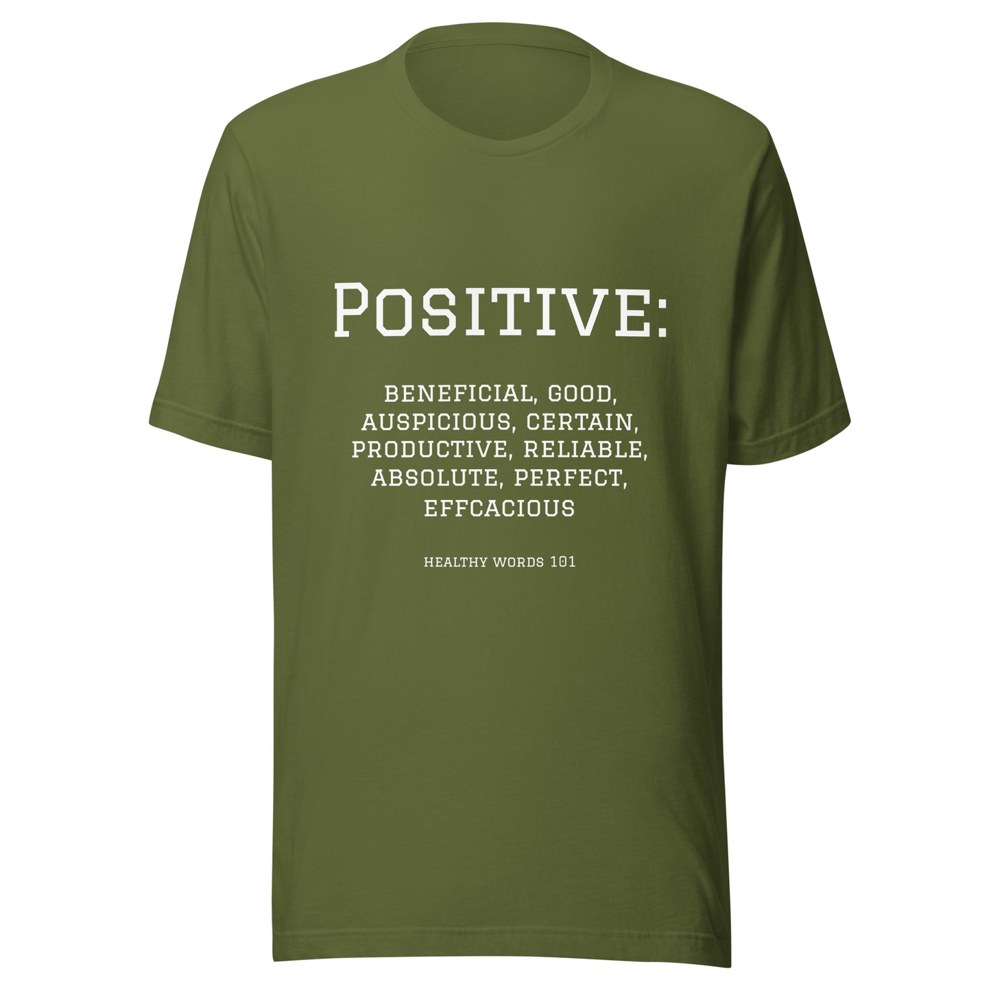 Healthy Words® "positive" t-shirt