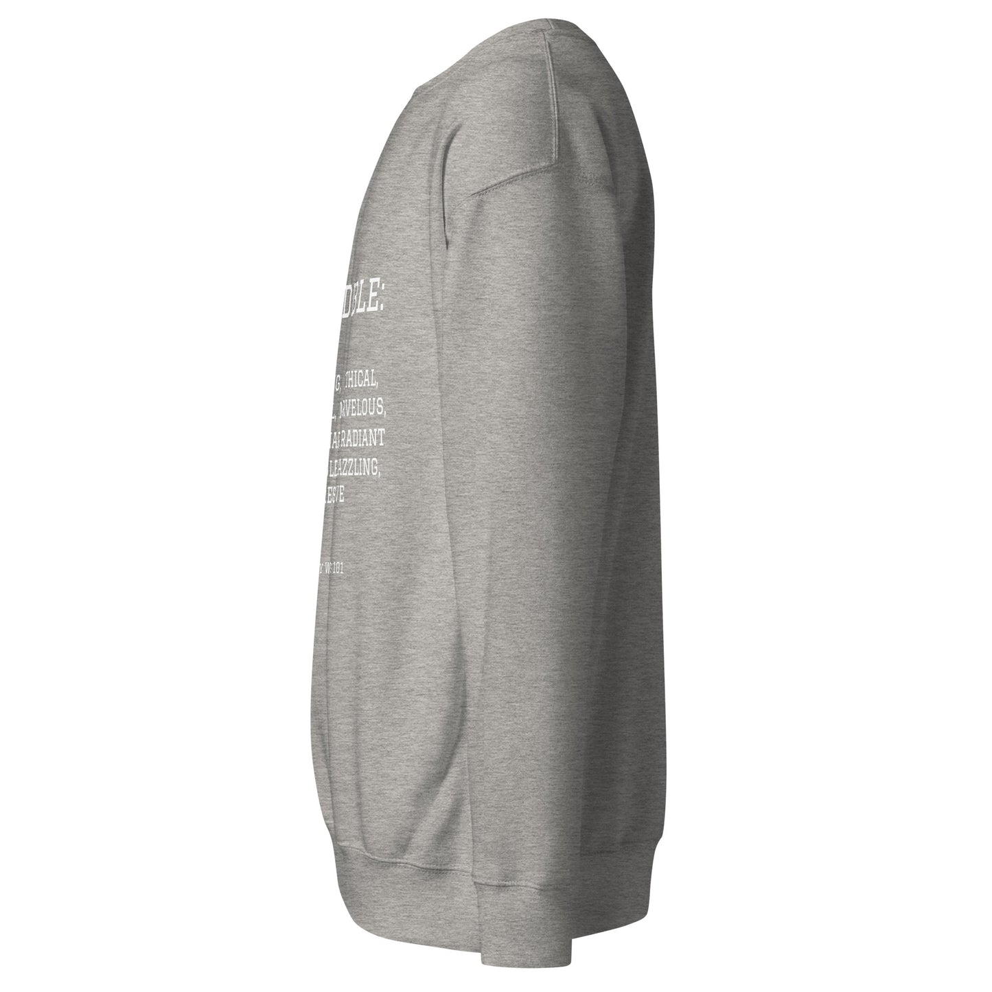 Healthy Words® "incredible" Sweatshirt
