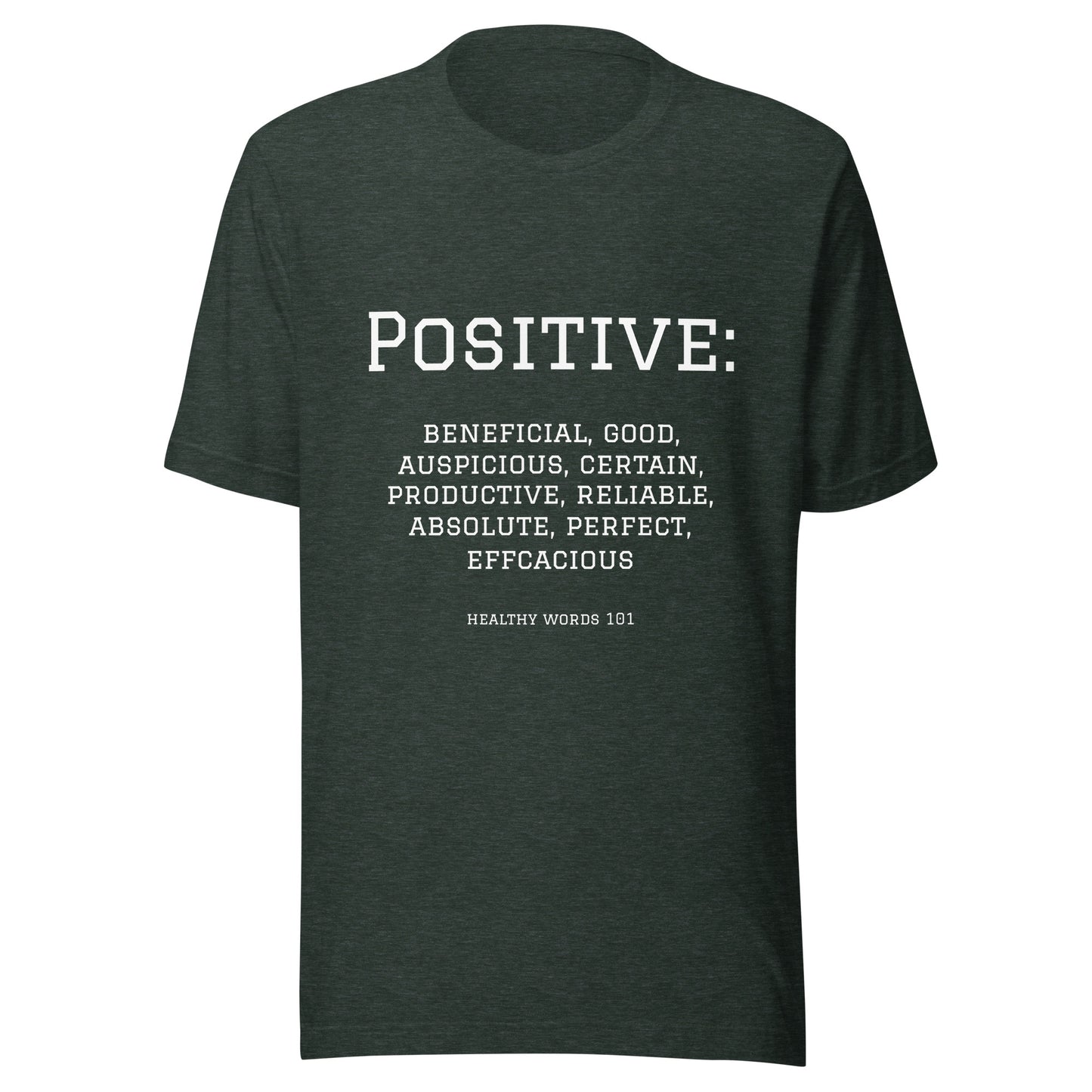 Healthy Words® "positive" t-shirt