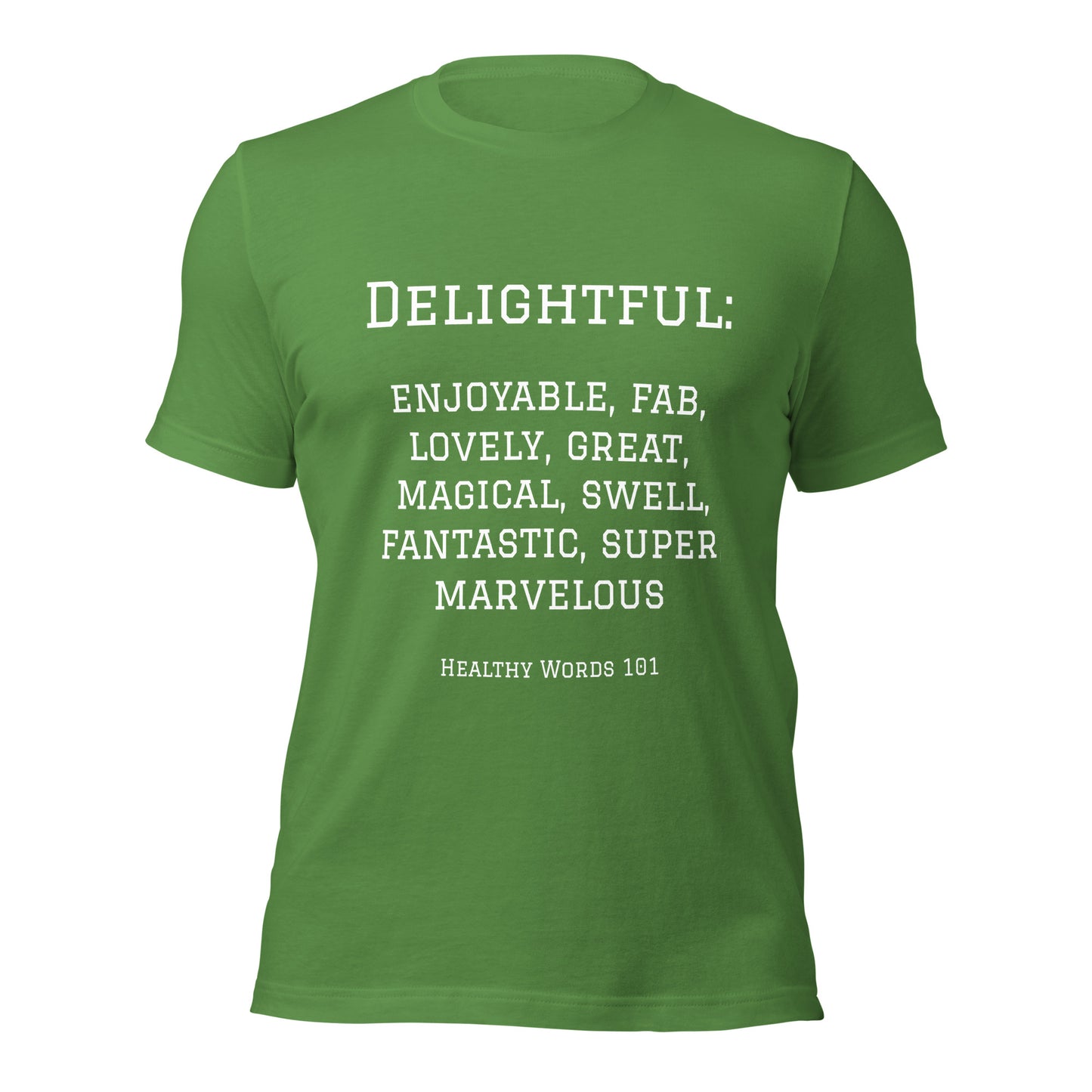 Healthy Words® "delightful" t-shirt