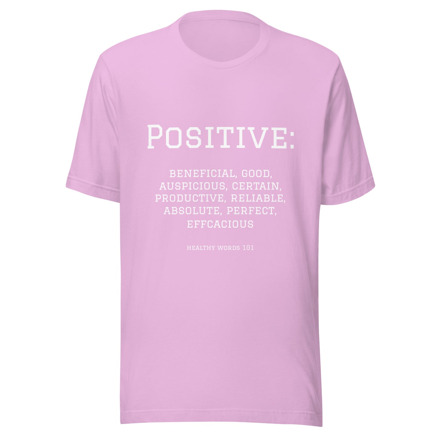 Healthy Words® "positive" t-shirt