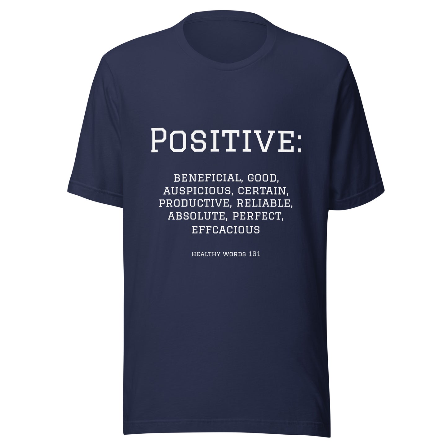 Healthy Words® "positive" t-shirt