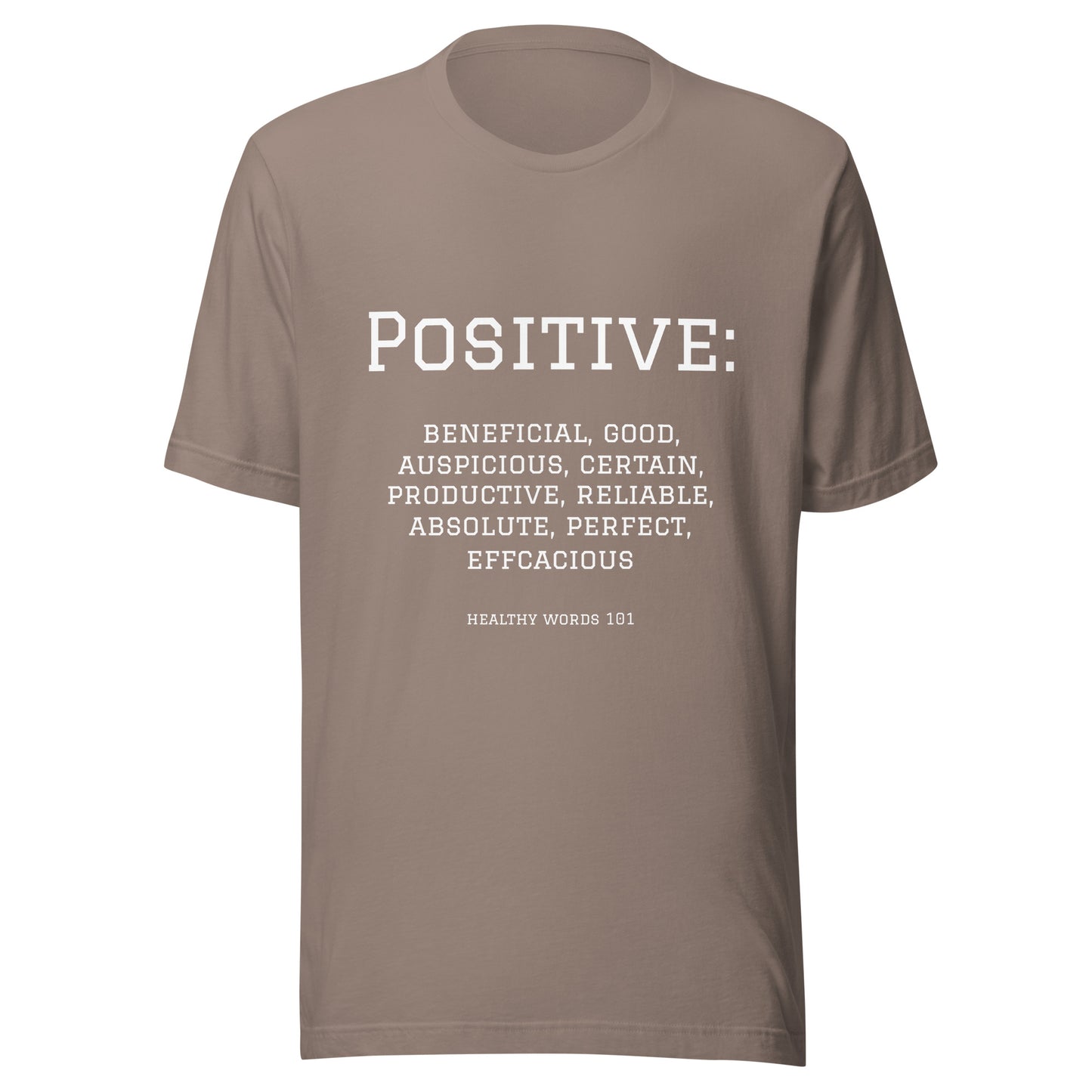 Healthy Words® "positive" t-shirt